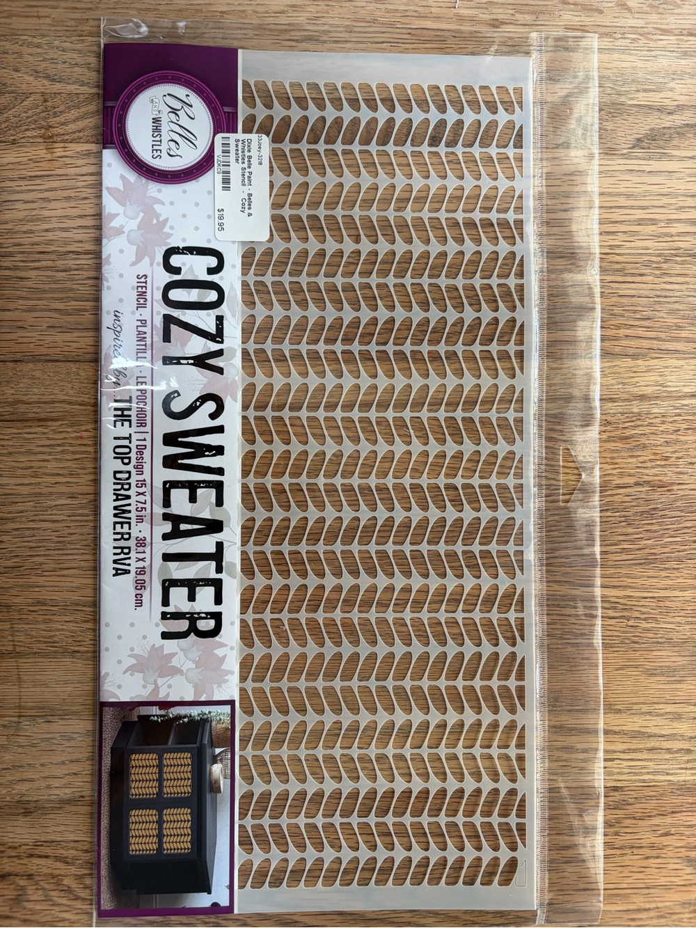 Cozy Sweater Stencil by Belles and Whistles